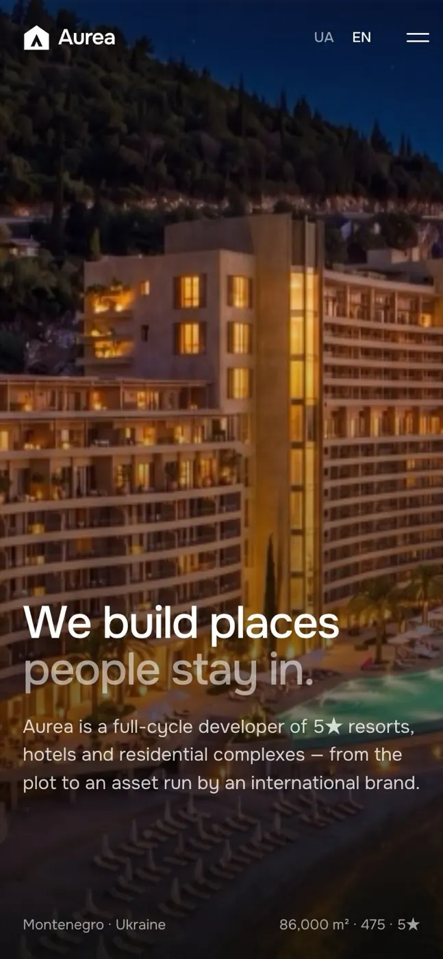 Adriatic Star — A site for buyers and a separate door for investors